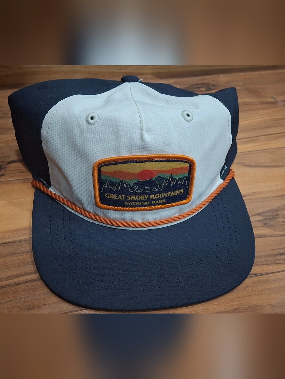 Great Smokey Mountains Classic Blue Men's Snapback Hat